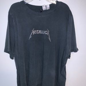 Oversized Metallica shirt from H&M